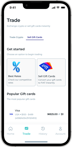 Gift Cards Trading