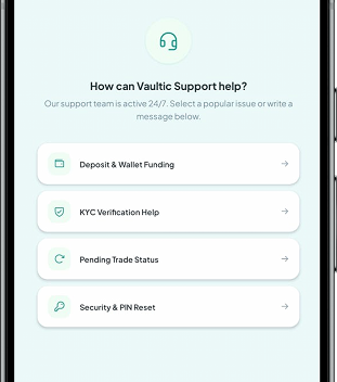 Chat with Vaultic AI